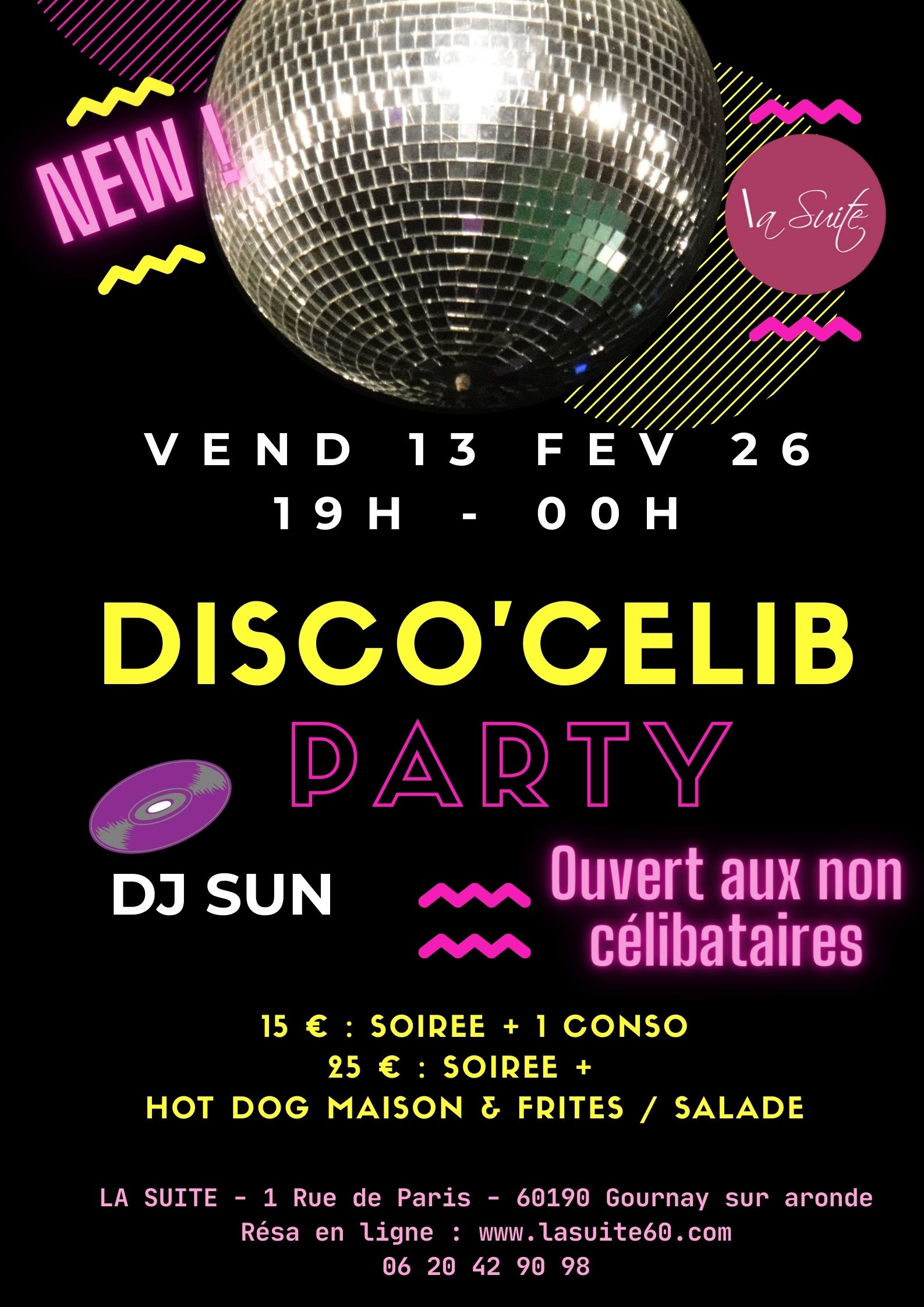 DISCO CELIB Vend 13 fev 26